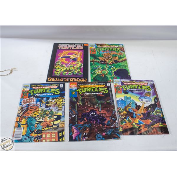 4 VINTAGE TEENAGE MUTANT NINJA TURTLES NUMBERS: