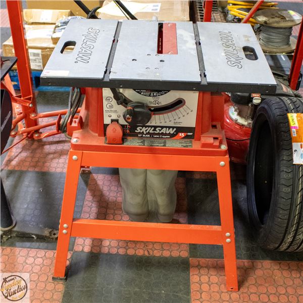 SKIL TABLE SAW (10" BLADE) W/DUST COLLECTION BAG