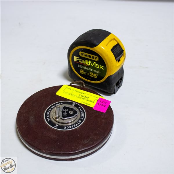 2 TAPE MEASURES