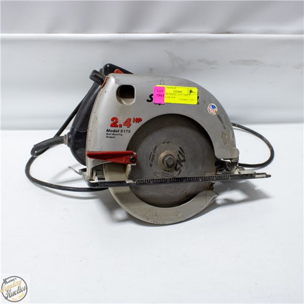 SKILSAW MODEL 5175 2.4HP CIRCULAR SAW