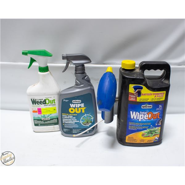3 BOTTLES WEED CONTROL 5L TOTAL