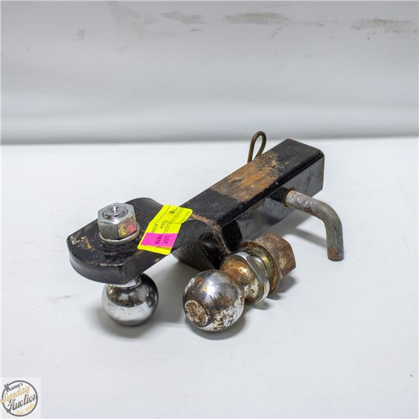 1-7/8 HITCH WITH EXTRA 2 INCH BALL