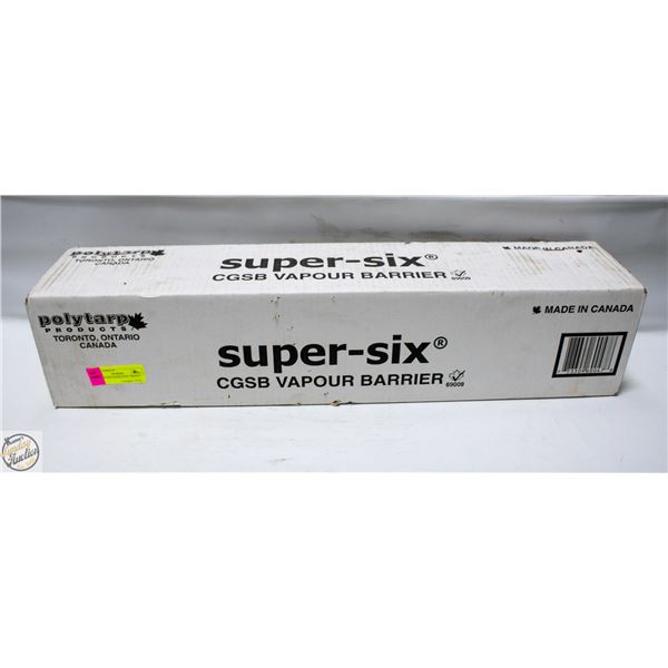 ROLL OF POLYETHYLENE 500SQ/FT 6M