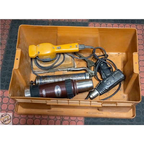 TOTE OF ESTATE GARAGE TOOLS