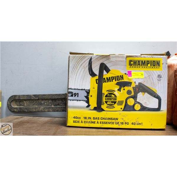 CHAMPION 40CC 18" GAS CHAINSAW
