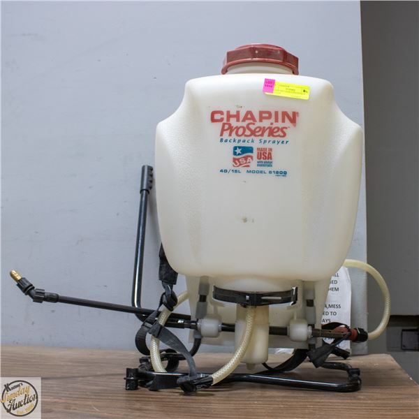 CHAPIN PRO SERIES BACKPACK SPRAYER