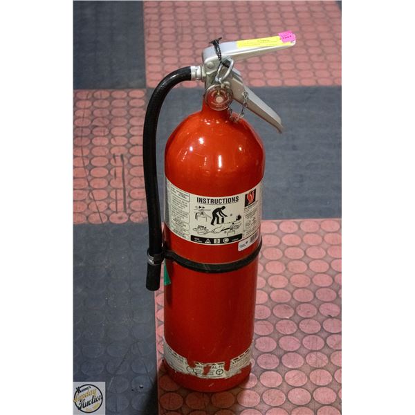 10 LB FULLY CHARGED FIRE EXTINGUISHER