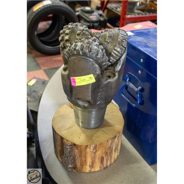 VERY LARGE TRICONE DRILL BIT VERY HEAVY