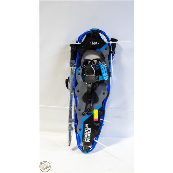 NEW MOUNTIAN PROFILE SZ L BLUE SHOWSHOES ADVENTURE