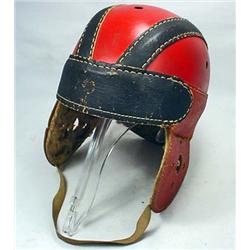 VINTAGE CHILD'S LEATHER FOOTBALL HELMET - Conditio