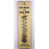 Image 1 : C. 1910 WOODEN ADVERTISING THERMOMETER - "OTTO HEE