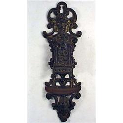 ART NOUVEAU MATCH HOLDER - Approx. 10.75  tall