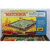 Image 2 : 1968 MATCHBOX TRAFFIC GAME W/ 2 CARS IN ORIG. BOX 