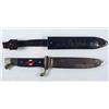 Image 1 : WW2 GERMAN NAZI HITLER YOUTH KNIFE AND SCABBARD W/