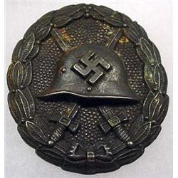 WW2 GERMAN NAZI CONDOR LEGION BLACK WOUND BADGE - 