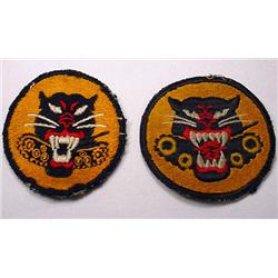 LOT OF 2 WW2 US ARMY TANK DESTROYER SHOULDER PATCH