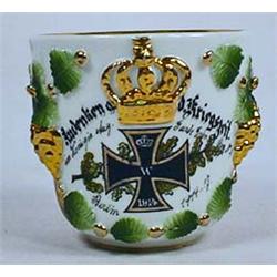 IMPERIAL GERMAN REMEMBERANCE CUP - Some hand paint