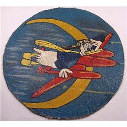 WW2 US AAF DONALD DUCK CANVAS SQUADRON PATCH