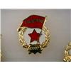 Image 2 : LOT OF 3 SOVIET RUSSIAN CCCP COLD WAR ENAMELED BAD