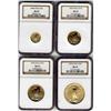 Image 1 : 2004 Am. Eagle 4 Coin Set NGC MS70