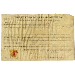 John Q. Adams Document Signed