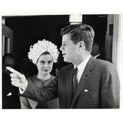 JFK & Princess Grace Photo 1961