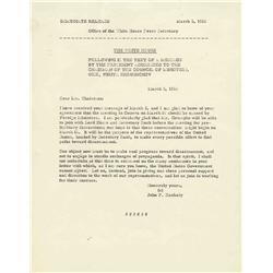 JFK Khrushchev Press Release