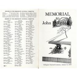 JFK Memorial Program