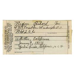 Richard & Patricia Nixon DS 