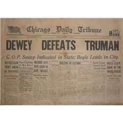 ''Dewey Defeats Truman'' 1948
