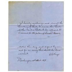 Rutherford B. Hayes DS 1879