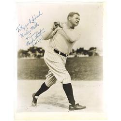 Babe Ruth Signed Photo 1948