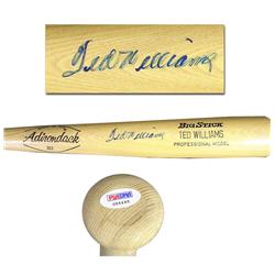 Ted Williams Signed Bat PSA/DNA