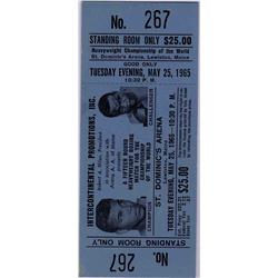 Ali vs. Liston 1965 Ticket