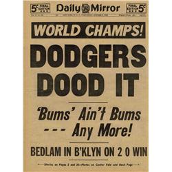 1955 Dodgers Win