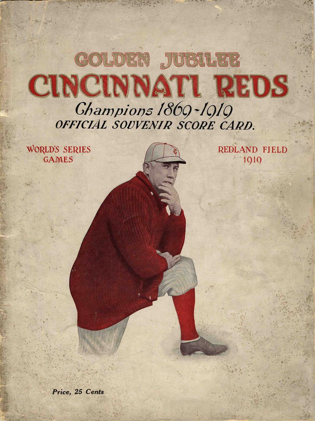 1919 World Series Program