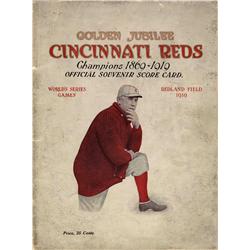1919 World Series Program