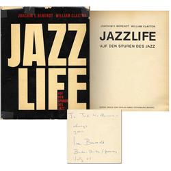 Berendt's ''Jazz Life'' Signed
