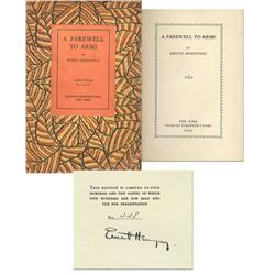 Hemingway ''Farewell To Arms'' Signed