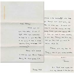 Truman Capote ALS 1963