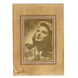 Ingrid Bergman Signed Photo