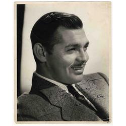 Clark Gable Signed Photo