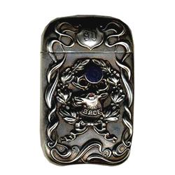 Sterling Silver Elk Matchsafe