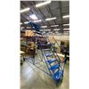 Image 3 : CANWAY MODEL 12SH BLUE MOBILE WAREHOUSE STAIRS - 400 LBS. CAPACITY/10FT TO STANDING PLATFORM