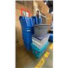 Image 3 : GROUP OF APPROX. 20 ASSORTED STORAGE BINS WITH LIDS (MOSTLY RUBBERMAID)