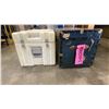 Image 3 : LARGE HEAVY PLASTIC STORAGE TRUNK AND STEAMER TRUNK