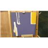Image 2 : 2 ORIGINAL ABSTRACT PAINTINGS ON BOARD - APPROX. 48" X 48" AND 60" X 48" *DAMAGE TO 1 PAINTING*