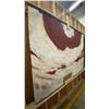 Image 1 : LARGE ORIGINAL ABSTRACT PAINTING ON BOARD - APPROX. 96" X 72"