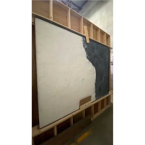 LARGE ORIGINAL ABSTRACT PAINTING ON BOARD - APPROX. 96" X 72"