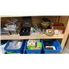 Image 3 : 5 SHELVES OF RUBBERMAID BINS & BOXES FILLED WITH ASSORTED ITEMS - COMMERCIAL KITCHENWARE,